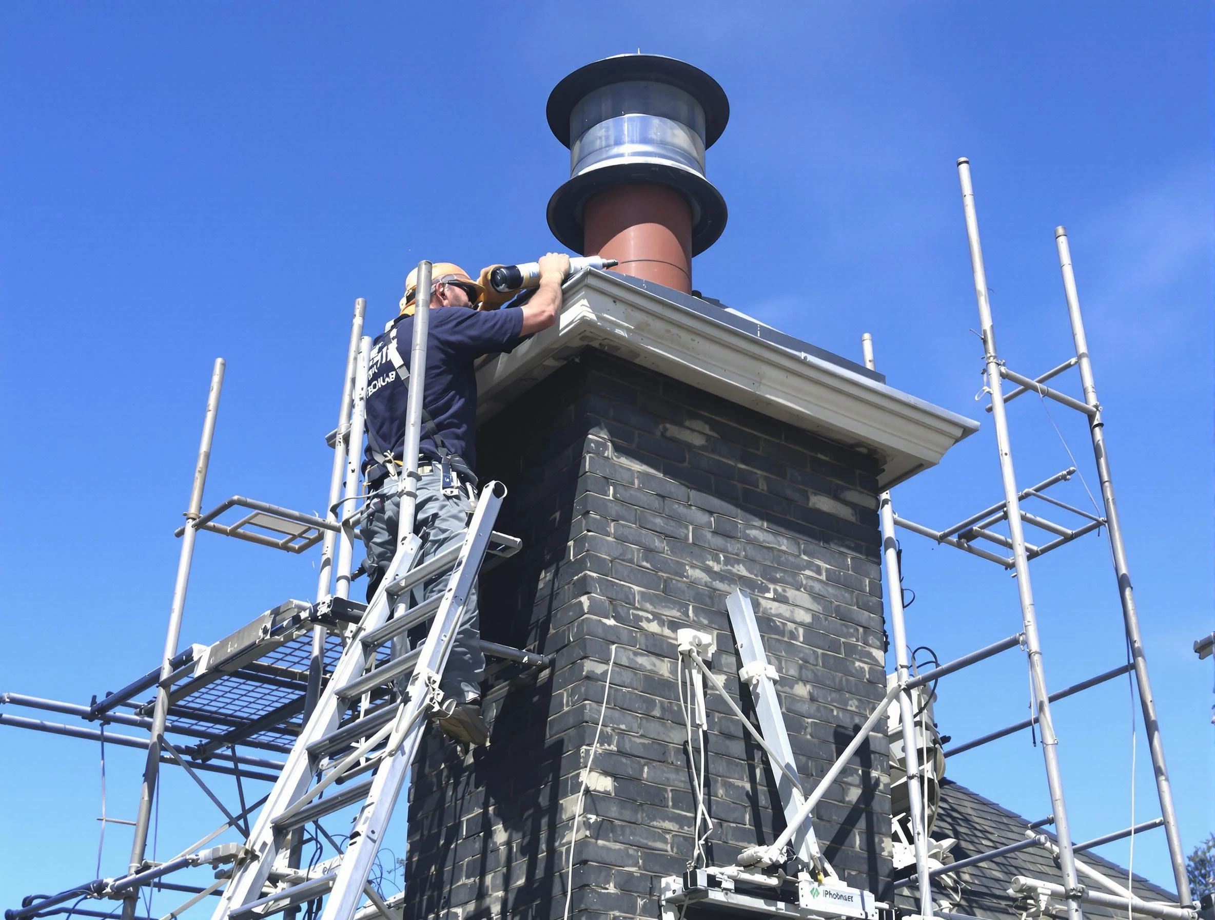 Sturdy chimney crown finished by Kirtland AFB Chimney Sweep in Kirtland AFB, NM