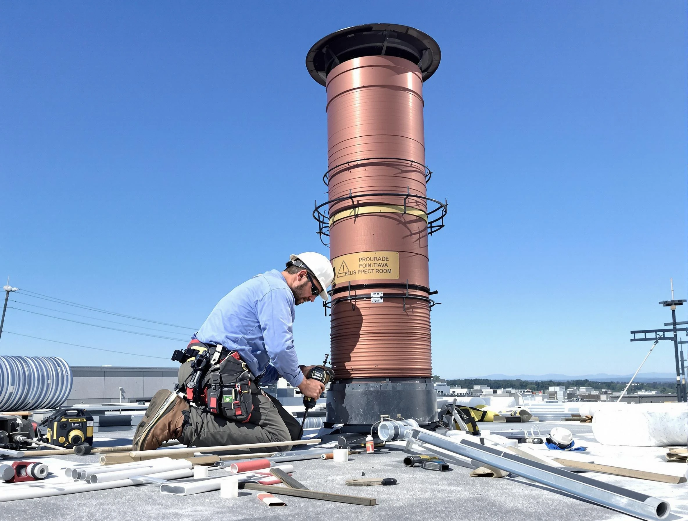 Installed chimney liner by Kirtland AFB Chimney Sweep in Kirtland AFB, NM